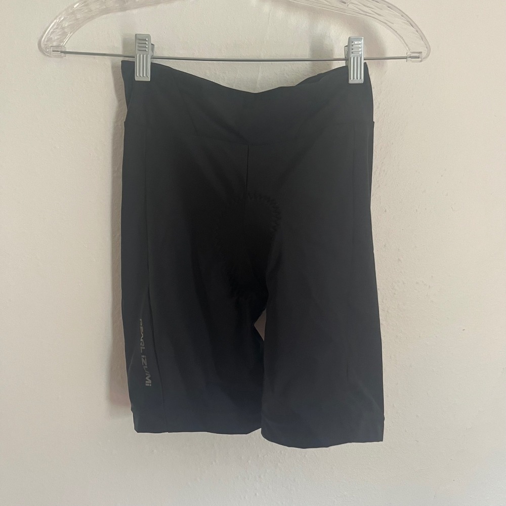 Pearl Izumi Women's Black Padded Bike Cycling Shorts 7" Inseam Sz M